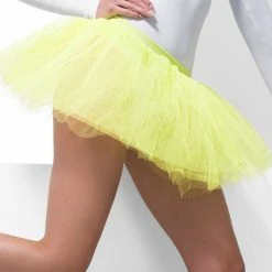 Smiffys Tutu Underskirt, Neon Yellow