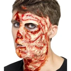 Smiffys Prosthetics & Wounds Latex, Burnt Face