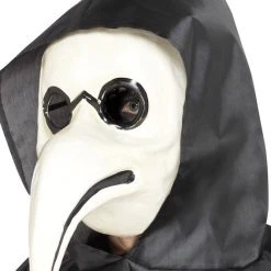 Smiffys Halloween Masks Plague Doctor Mask, White