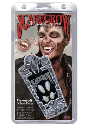 Wicked Scarecrow, Werewolf Fangs Halloween Accessories 1 Wicked Scarecrow, Werewolf Fangs Halloween Accessories