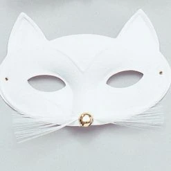 Bristol Animal Masks Eye Masks Cat Mask, White