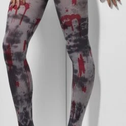 Smiffys Halloween Hosiery Tights, Zombie